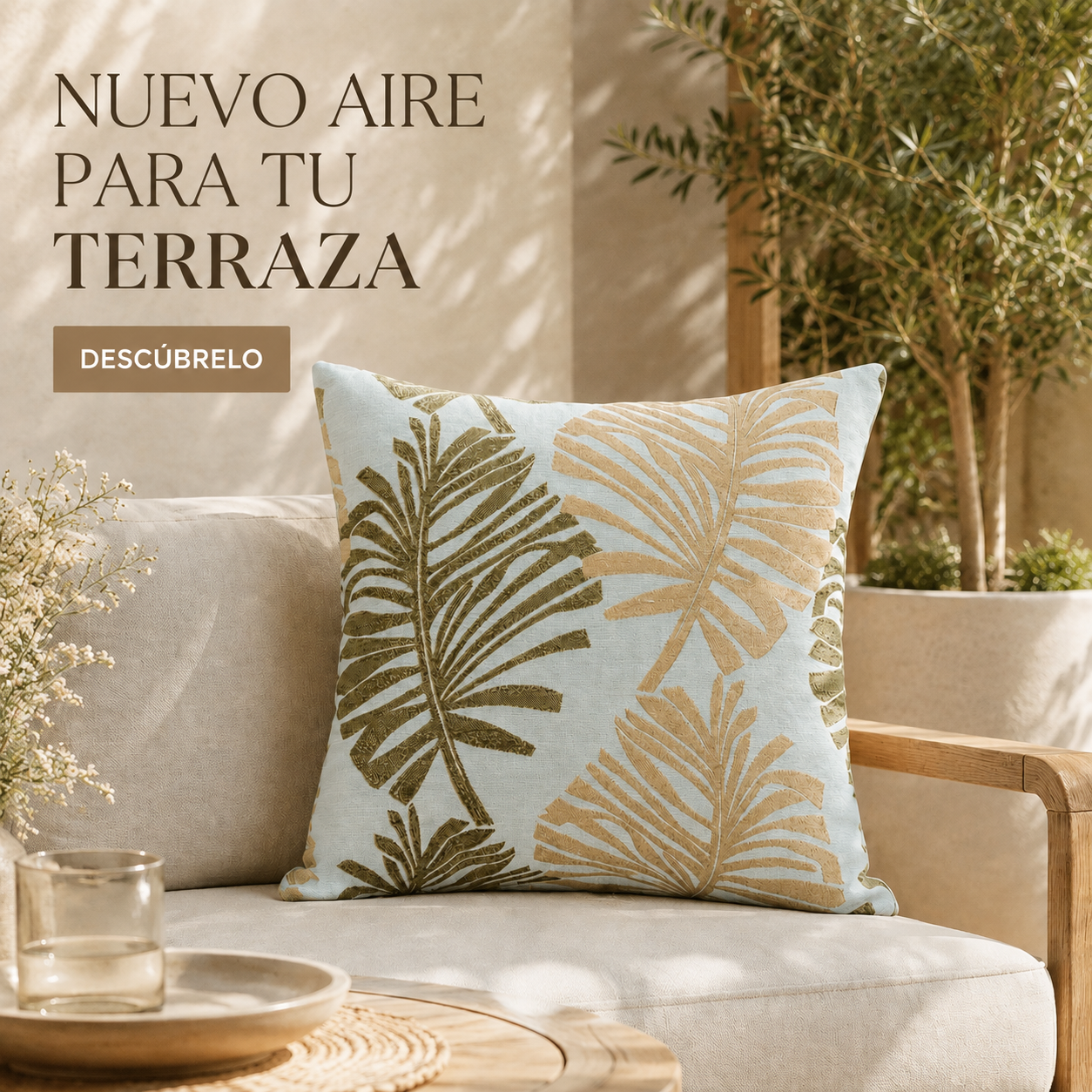 Funda para cojín decorativa