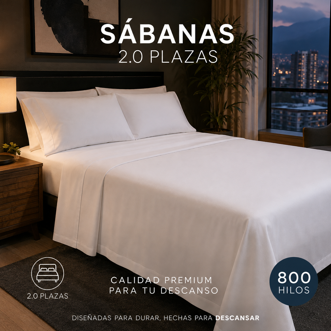 Detalle Sábanas 800 Hilos