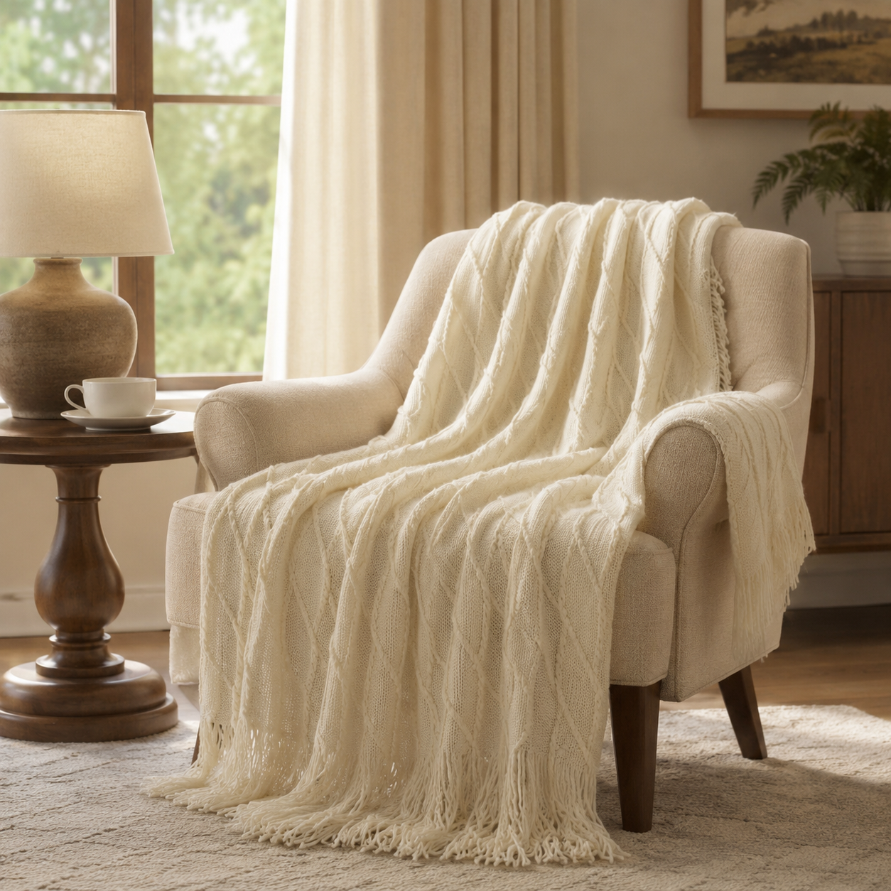 Manta Decorativa para Cama y Sillón