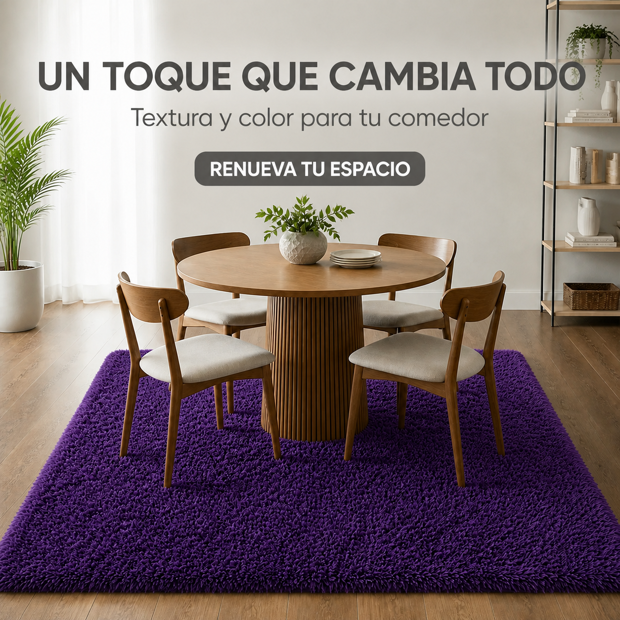 Alfombra en Ambiente de Interior