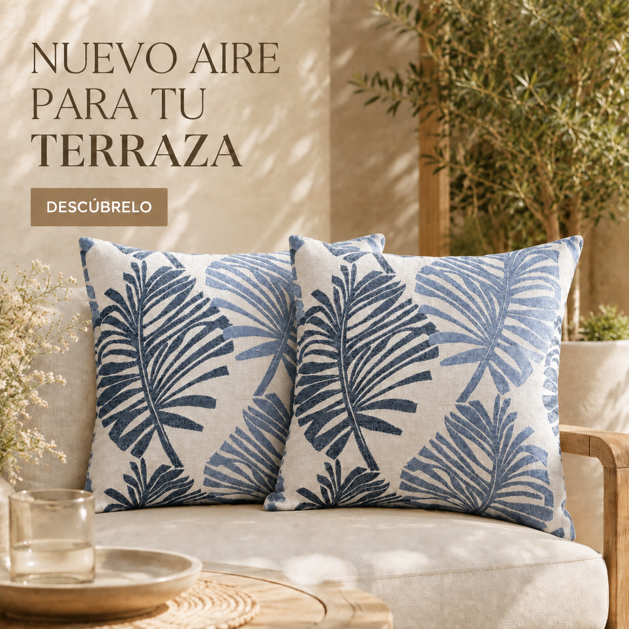 Set de dos fundas para cojín