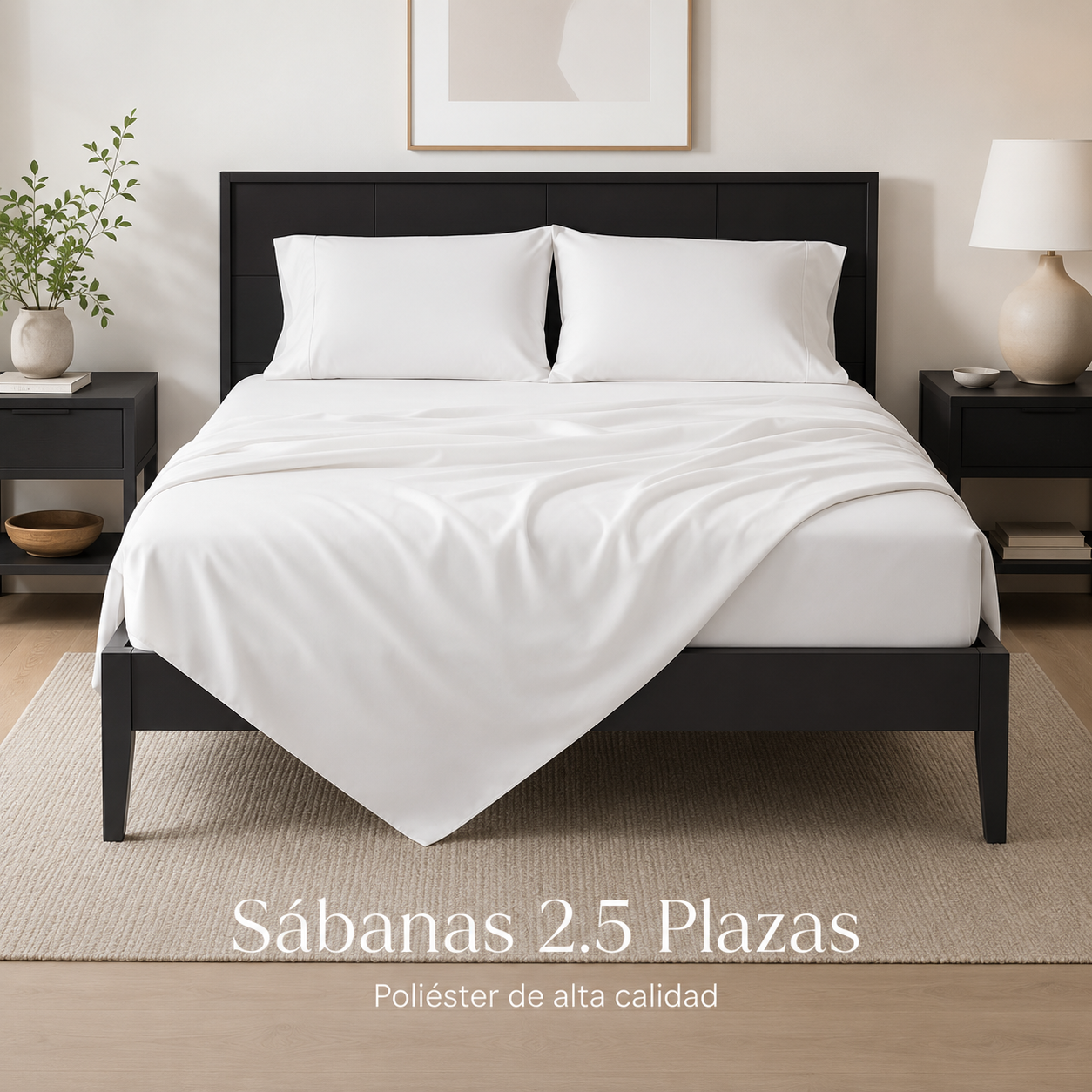 Juego de Sábanas Blanco