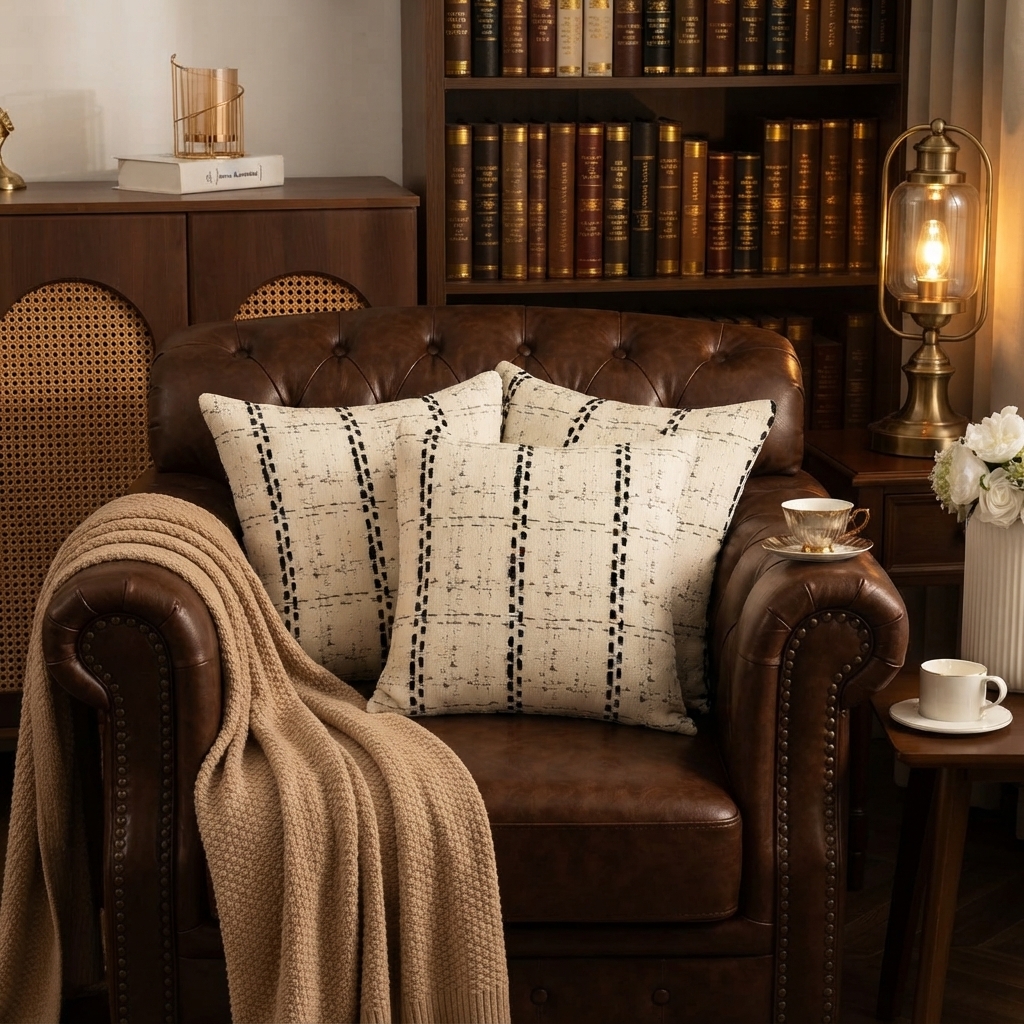 Ambiente con Cojines Decorativos